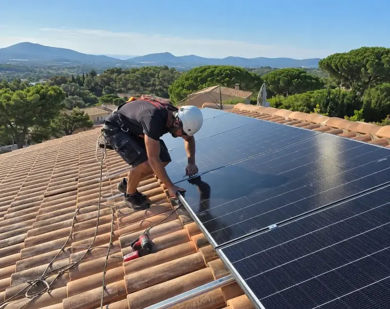 Installateur panneaux solaires Murs — pose photovoltaïque sur toiture